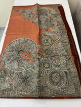 Soft kota silk saree with french knots and kanta embroidery MS16538