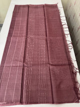 Soft organza saree with thread lines and sequence work MOS868 (13)