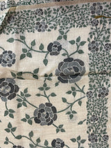 Jamdani silk Cotton Saree with blouse MS12552