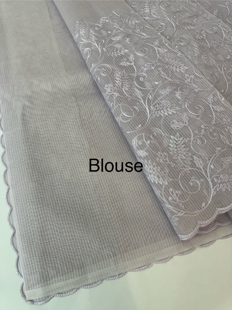NetKota thread work saree MSH106- Lavender