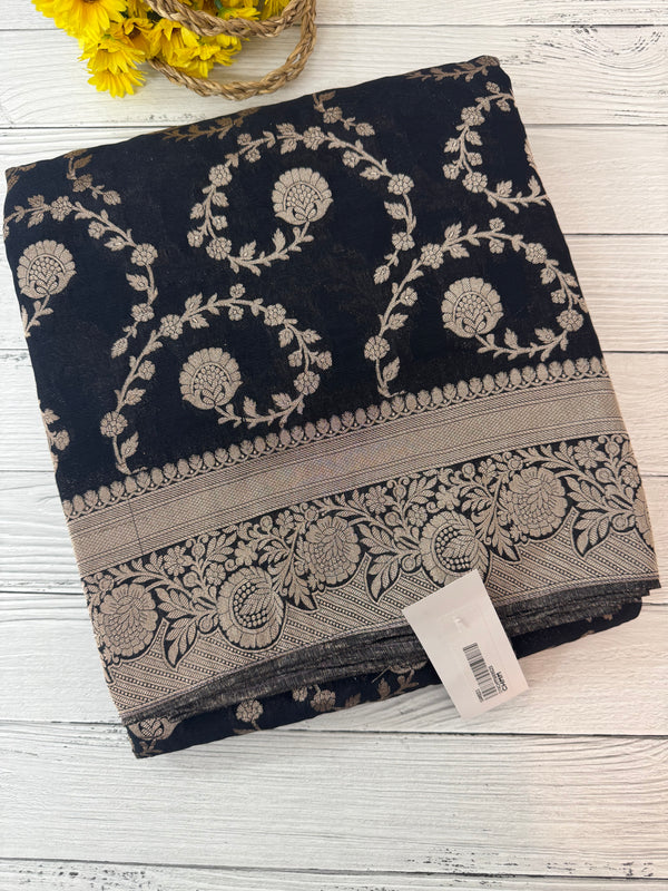 Semi Banarasi Georgette saree MKGS721
