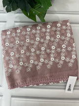 Soft kota checks saree with embroidery SVPSMC DustyMauve