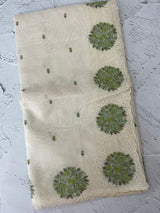 Moonga checks saree with embroidery MSH2898