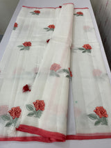Soft Netkota saree with embroidery MSH283