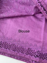 Cutwork Blended Jute - tussar saree MTS9079