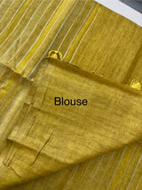 Multi color Semi soft silk saree with borders MSS590