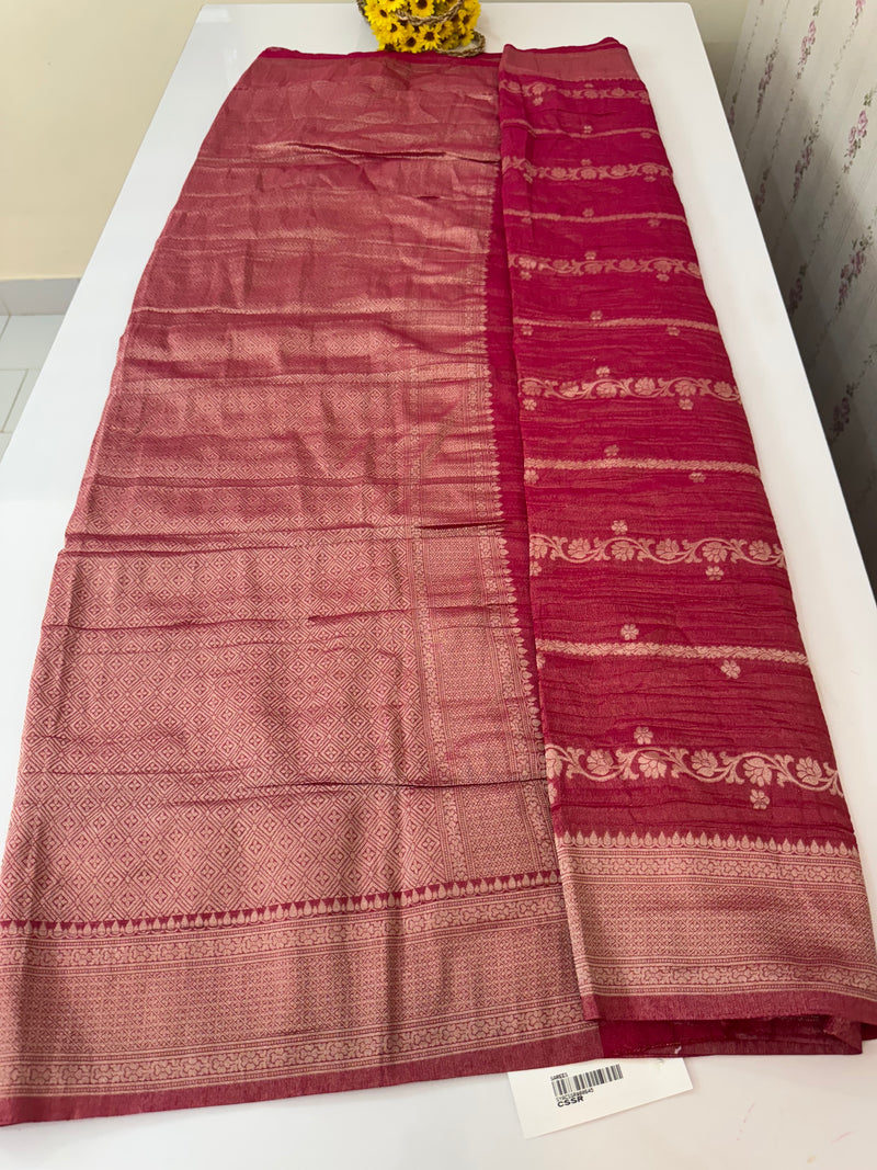 Banarasi crush georgette saree- MS1341