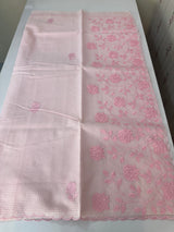 Moonga Kota checks saree with applique work MMC457