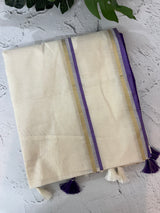 Onam special Semi chanderi silk saree with blouse- MSF567 (6)