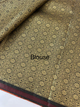 Semi Kanchi pattu saree with broacde blouse MBS7845