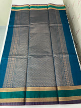 Kanchi Silk cotton saree with zari weaving - MSK897