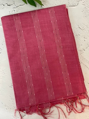 Bhagalpuri Semi tussar saree MS799 Pink