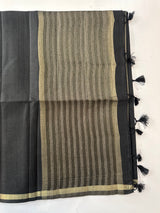 Tussar mix Semi silk saree with small zari borders MSS8924