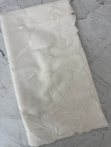 Dyeable Chanderi applique work saree  MSH173(1) OffWhite
