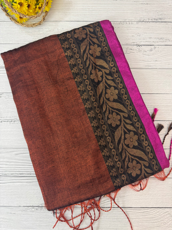 Soft Tissue mix soft Silk Saree BSTMCM
