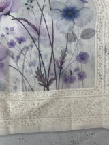 Kota Supernet saree with digital prints and chikankari border MSG654