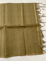 Multi color Semi soft silk saree with borders MSS590