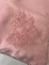 Soft crush Organza saree with beads work MBS679 Pink