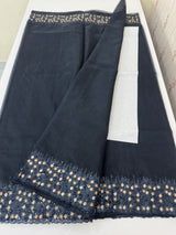 Organza saree with embroidery borders - MSH907