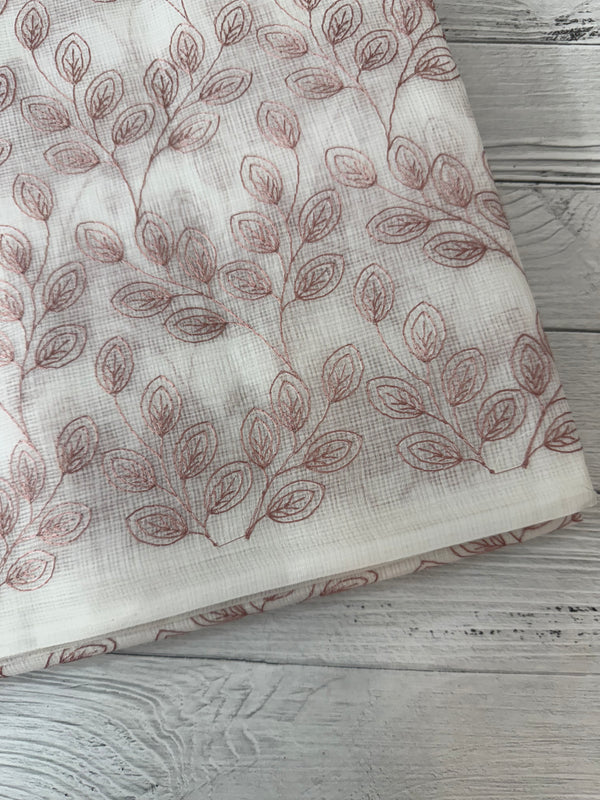 Kota cotton embriodery saree MS1490