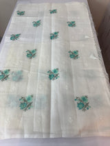 Silky kota embroidery saree MSK654