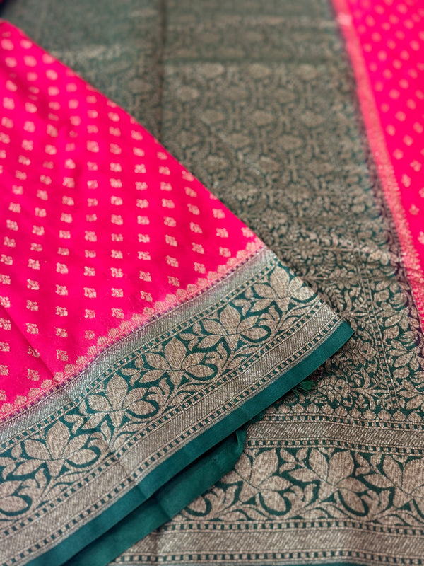 Banarasi viscose Georgette saree MKGS611
