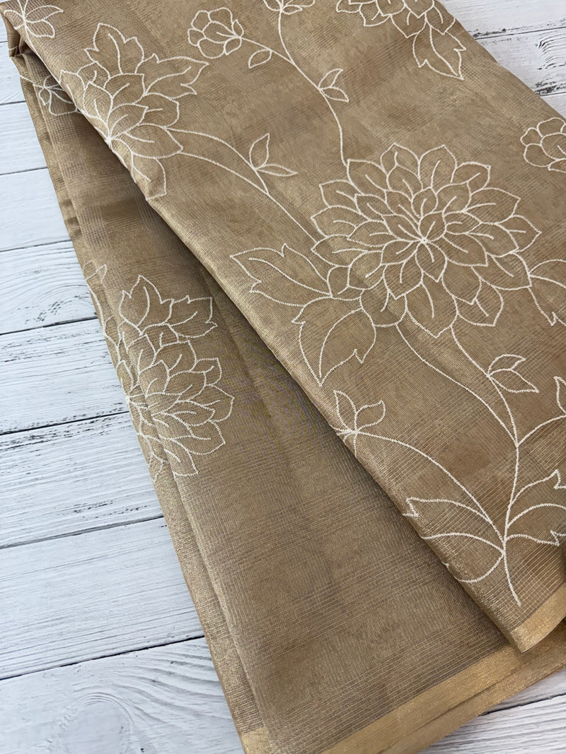 Tissue silk saree MTTS65