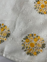 Phulkari NetKota Embroidery saree - MS6006