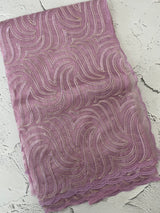 Glass organza saree with thread work- MOS351
