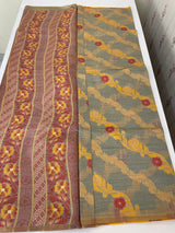 Jamdani silk Cotton Saree with thread work  MSJ790