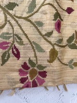 Jute Linen saree with embroidery MSH7511 - Beige