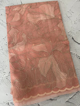 Semi organza saree with thread work - MSH910