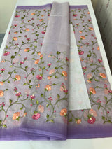 Soft kota silk saree with embriodery MS14809