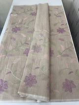 Netkota embriodery saree MS1496 Dusty PastelMauve