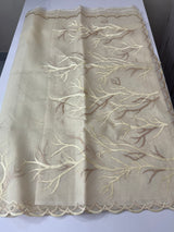 Kota silk embroidery saree  MSH125 - Beige