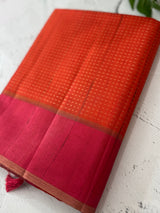 Semi silk saree with zari weaving  MSG6161