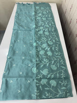 Tussar finish soft silk saree with thread embroidery MTS569