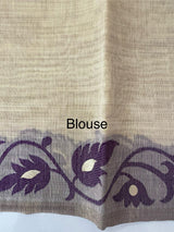 Jamdani silk Cotton Saree with thread weaving MSJ788
