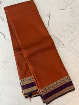 Semi Kanchi pattu saree with broacde blouse MBS7845