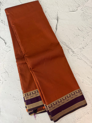 Semi Kanchi pattu saree with broacde blouse MBS7845