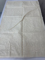 Kota silk saree with embroidery MKS7012 - Offwhite