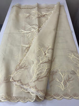 Kota silk embroidery saree  MSH125 - Beige