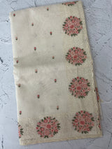 Moonga checks saree with embroidery MSH2898