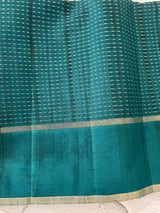 Tussar mix Semi silk saree with small zari weaving MSS8925