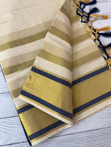 Kerala tissue saree- Gold lines