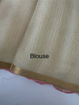 Tissue mix Soft silk saree with embroidery MS8146