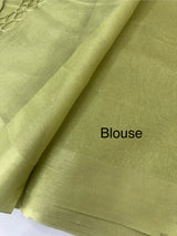 Tissue silk saree with embroidery MSH240