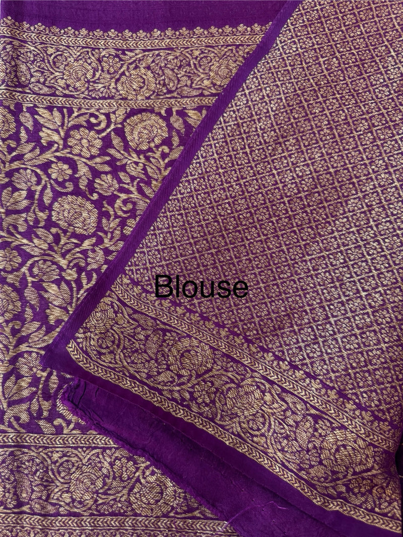 Banarasi Tussar georgette saree  - SMHCSHY Vadamalli