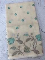 Lightweight Kota Supernet saree with embroidery MS143