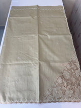 Cutwork Semi tussar saree MTSS674 Beige